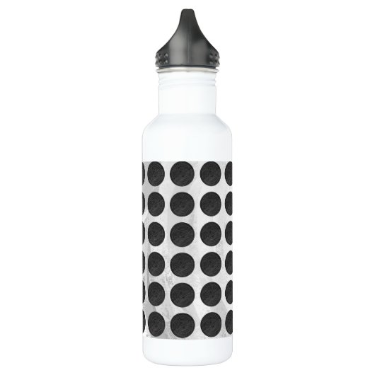 Hoesjes zwarte marmer waterfles  (Links)