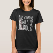 Hoesjesblokjes met gesneden hond t-shirt (Voorkant)