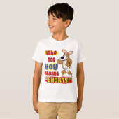 Hoest Corgi Kind T-Shirt (Voorkant volledig)