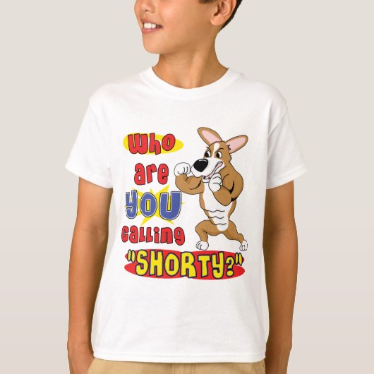 Hoest Corgi Kind T-Shirt (Voorkant)