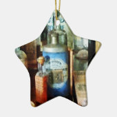 Hoest en tandpoeder keramisch ornament (Links)
