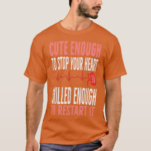 Hoest genoeg om uw hart te stoppen, voldoende gedo t-shirt