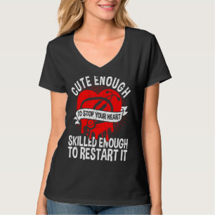 Hoest genoeg om uw hart te stoppen, voldoende gedo t-shirt
