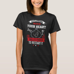 Hoest genoeg om uw hart te stoppen, voldoende gedo t-shirt