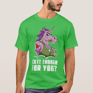 Hoest genoeg voor u, stijf Unicorn met spieren 1 T-shirt