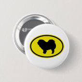 Hoest hoest ronde button 5,7 cm (Voorkant /achterkant)