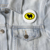 Hoest hoest ronde button 5,7 cm (In situ)