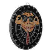 Hoest koekje - Koel Dartbord (Voorkant Links)