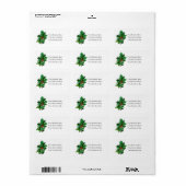  hoest met Holly Kerstmis Etiket (Full Sheet)
