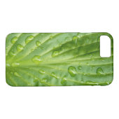hoestblad met regendruppels Case-Mate iPhone case (Achterkant (Horizontaal))
