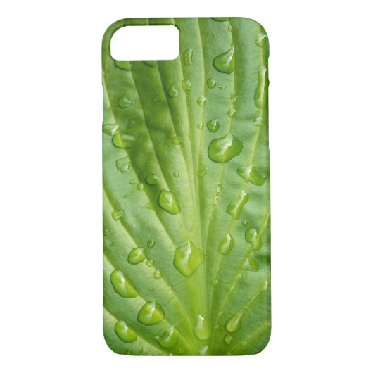hoestblad met regendruppels Case-Mate iPhone case (Achterkant)