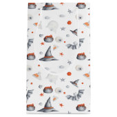 Hoesten en vleermuizen Halloween-patroon Klein Cadeauzakje (Voorkant)