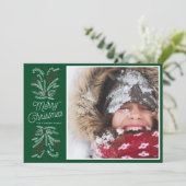 Hoesten van de feestelijke feestdag met vreugde kaart (Staand voorkant)