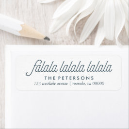 Hoesten van Holly Festive Kerstmis Etiket