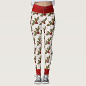 Hoesten van Holly met Red en Gold Stylish Leggings (Voorkant)