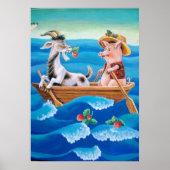 "Hoeveel aardbeien groeien er in het zee?" Poster (Voorkant)