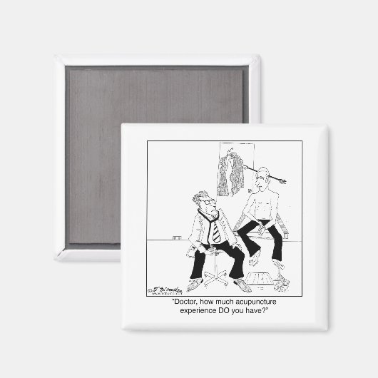 Hoeveel Acupunctuur ervaring heb je? Magneet (Voorkant / Achterkant)