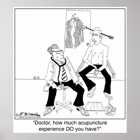 Hoeveel Acupunctuur ervaring heb je? Poster (Voorkant)