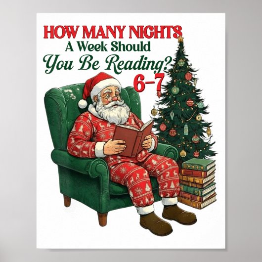 Hoeveel Avonden Per Week Moet Je 67 Ch Lezen Poster (Voorkant)