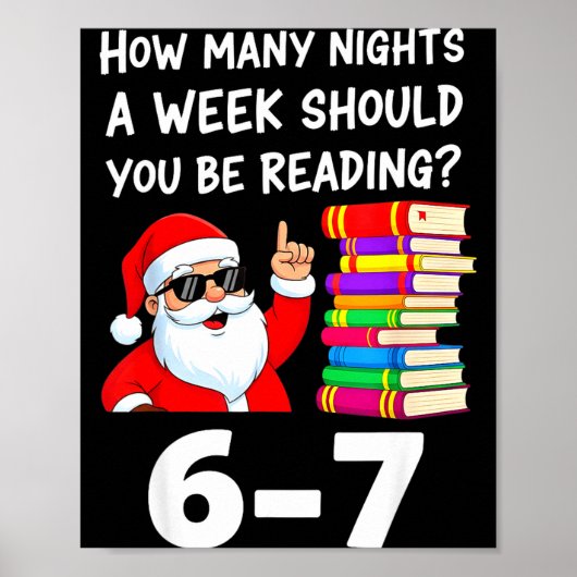 Hoeveel Avonden Per Week Moet Je 67 Ch Lezen Poster (Voorkant)