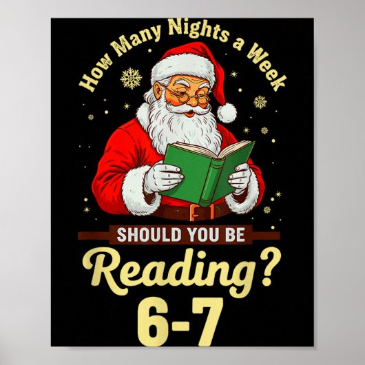 Hoeveel Avonden Per Week Moet Je 67 Ch Lezen Poster (Voorkant)