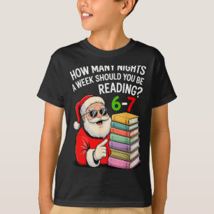 Hoeveel avonden per week moet je 67 Ch lezen T-shirt