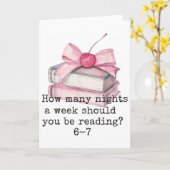 Hoeveel Avonden Per Week Moet Je 67 Meme Lezen Kaart (Gele Bloem)