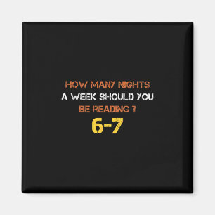 Hoeveel avonden per week moet je 6 7 lezen magneet