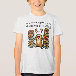 Hoeveel Avonden Per Week Moet Je 6-7 Lezen Tri-Blend Shirt