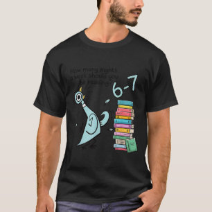 Hoeveel avonden per week moet je 6–7 T lezen T-shirt