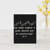 Hoeveel Avonden Per Week Moet Je 6- Kaart (Gele Bloem)