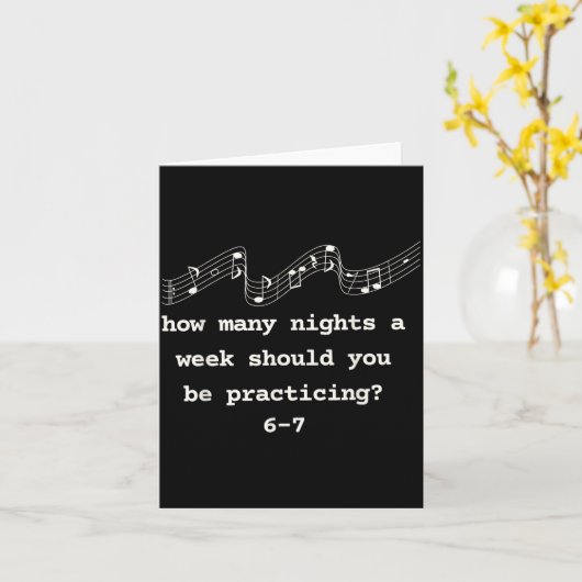 Hoeveel Avonden Per Week Moet Je 6- Kaart (Gele Bloem)