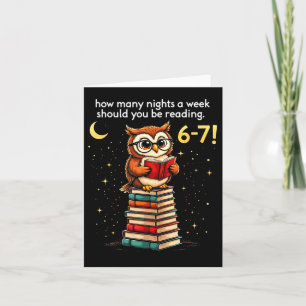 Hoeveel Avonden Per Week Moet Je Lezen_ 6–7 Leuke  Kaart