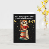 Hoeveel Avonden Per Week Moet Je Lezen_ 6–7 Leuke Kaart (Gele Bloem)