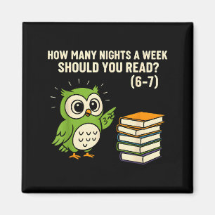 Hoeveel Avonden Per Week Moet Je Lezen_ 6–7 Leuke  Magneet