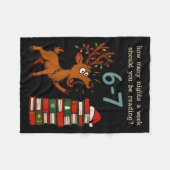 Hoeveel Avonden Per Week Moet Je Lezen 6 7 S Fleece Deken (Voorkant (Horizontaal))
