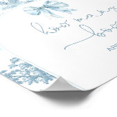 Hoeveel bogen Toile de Jouy Paris Franse spel Poster (Hoek)