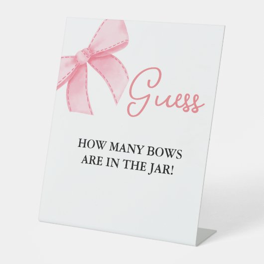 hoeveel boog zijn in het jar Bow vrijgezellenfeest Reclamebord Met Voetstuk (Voorkant)