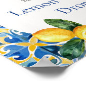 Hoeveel citroen druppels 25ste verjaardag poster (Hoek)