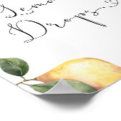 Hoeveel citroendruppels zitten er in de pot? poster (Hoek)