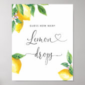Hoeveel citroendruppels zitten er in de pot? poster (Voorkant)