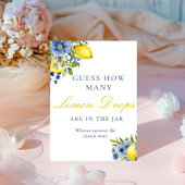 Hoeveel Citroenen Drops Vrijgezellenfeest Game Sig Reclamebord Met Voetstuk