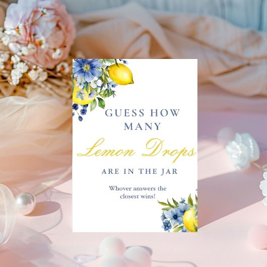 Hoeveel Citroenen Drops Vrijgezellenfeest Game Sig Reclamebord Met Voetstuk