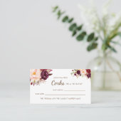 Hoeveel Corks Marsala Vrijgezellenfeest game-kaart Plaatskaartje (Staand voorkant)