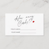 Hoeveel Corks Minimalistisch vrijgezellenfeest spe Informatiekaartje (Voorkant)