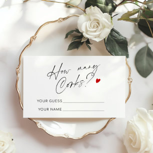 Hoeveel Corks Minimalistisch vrijgezellenfeest spe Informatiekaartje