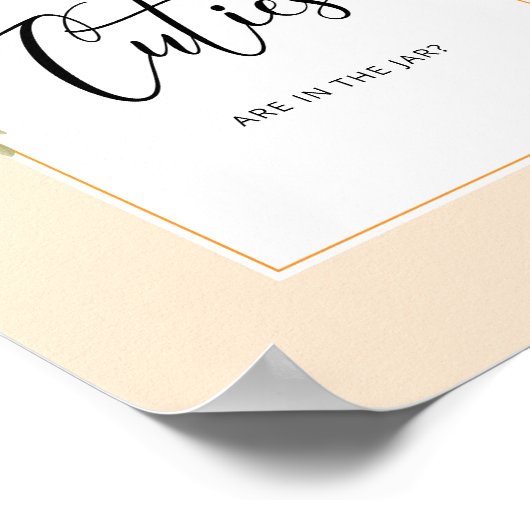 Hoeveel delen staan er in de pot? poster (Hoek)