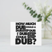 Hoeveel Dubstep? Briefkaart (Staand voorkant)