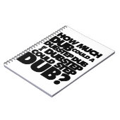 Hoeveel Dubstep? Notitieboek (Linkerzijde)