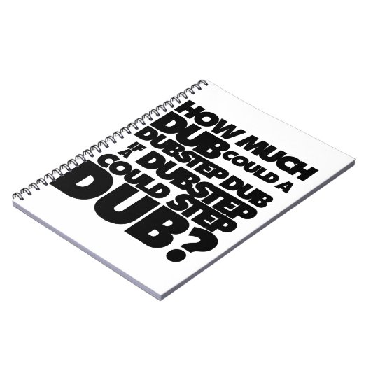 Hoeveel Dubstep? Notitieboek (Linkerzijde)